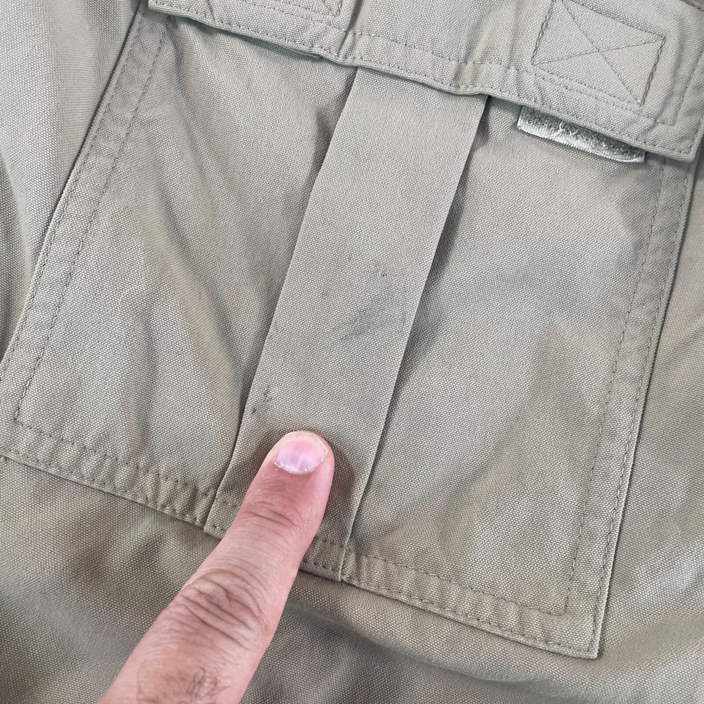 Duluth Trading Convertible Pants Men XL (36x32) Beige Nylon Performance Belted - Picture 6 of 12